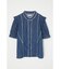 CUT OFF H／S FRILL DENIM ブラウス