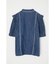 CUT OFF H／S FRILL DENIM ブラウス