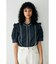 CUT OFF H／S FRILL DENIM ブラウス