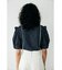 CUT OFF H／S FRILL DENIM ブラウス