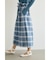 【M_】CHECK WRAP スカート
