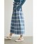 【M_】CHECK WRAP スカート