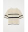 STRIPED CROCHET シャツ
