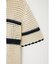 STRIPED CROCHET シャツ