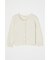EYELET COMPACT KNIT カーディガン