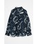LEAF PATTERN SHEER シャツ