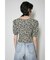 PUFF SLEEVE GATHERED トップス