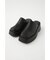 F／LEATHER CLOG ミュール