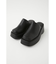 F／LEATHER CLOG ミュール