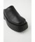 F／LEATHER CLOG ミュール