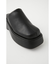 F／LEATHER CLOG ミュール