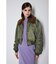 F／FUR COLLAR BOMBER ジャケット