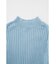 DROOPY SLEEVES RIB KNIT トップス