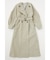 COLLARLESS TRENCH コート