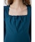 OPEN NECK TUCK DRESS