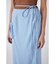 WAIST TIE SATIN スカート