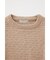 COTTON SLAB KNIT プルオーバー