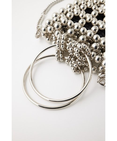 SILVER BEADED MINI バッグ｜マウジーの通販｜&mall（アンドモール