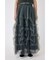 VOLUME TULLE ロングスカート