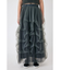 VOLUME TULLE ロングスカート