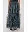 VOLUME TULLE ロングスカート