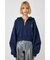 HALF ZIP LOGO フーディー