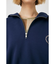 HALF ZIP LOGO フーディー