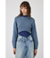 WIDE SLEEVE CROPPED ニット