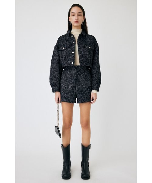 moussy SHORT TWEEDY ジャケット SHORT TWEEDY ジャケット｜マウジーの通販｜&mall（アンドモール