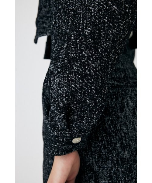 moussy SHORT TWEEDY ジャケット SHORT TWEEDY ジャケット｜マウジーの通販｜&mall（アンドモール