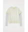 LAYERED LIKE EMBROIDERY LS Tシャツ