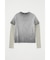LAYERED LIKE EMBROIDERY LS Tシャツ