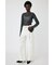 LOWRISE CARGO WHT STRAIGHT