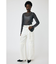 LOWRISE CARGO WHT STRAIGHT