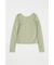 REVERSIBLE GLITTER SHEER トップス