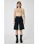 REVERSIBLE GLITTER SHEER トップス