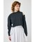 SHOULDER CUT CROPPED トップス