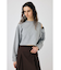 SHOULDER CUT CROPPED トップス
