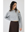 SHOULDER CUT CROPPED トップス
