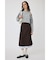 SHOULDER CUT CROPPED トップス