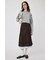 LAYERED MIDI スカート