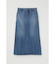 オーガニックコットンデニムローライズデニムスカート