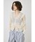 RUFFLE LACY CUT ブラウス
