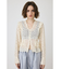 RUFFLE LACY CUT ブラウス