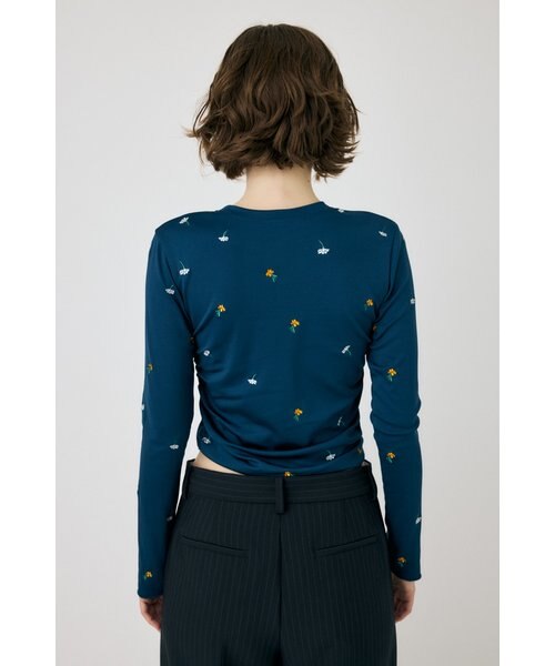 MOUSSY FLORAL RANDOM GATHER LS Tシャツ MOUSSY | FLORAL RANDOM GATHER LS Tシャツ (Tシャツ