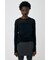 SHEER LAYERED LS トップス