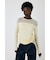 SHEER LAYERED LS トップス