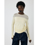 SHEER LAYERED LS トップス