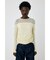 SHEER LAYERED LS トップス
