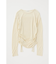 SHEER LAYERED LS トップス